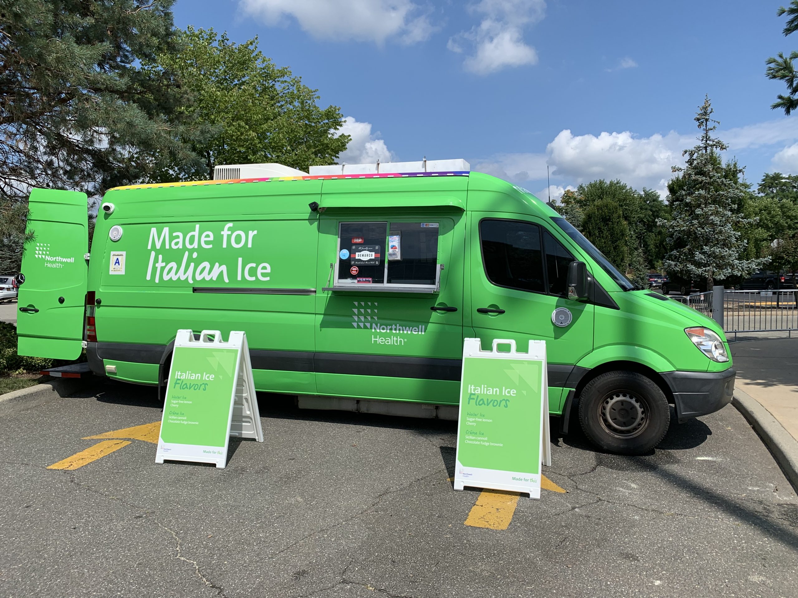 Italian Ice Green truck