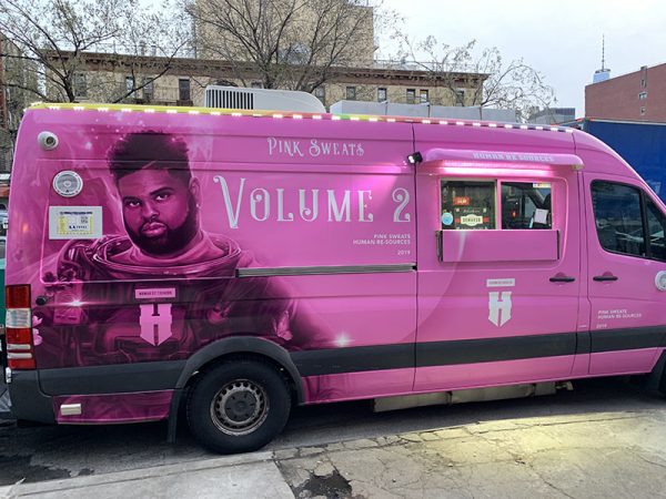 Pink Sweats truck