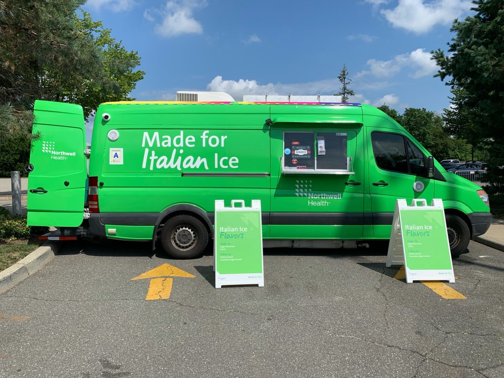 image4 Green Northwell Health truck